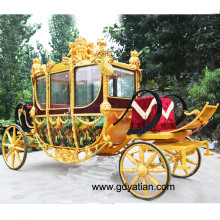 Christmas Luxury Horse Carriage for Sale with Canopy